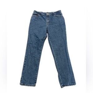 Lee Relaxed Fit High Rise Straight Leg Blue Jeans Women’s 12 Medium